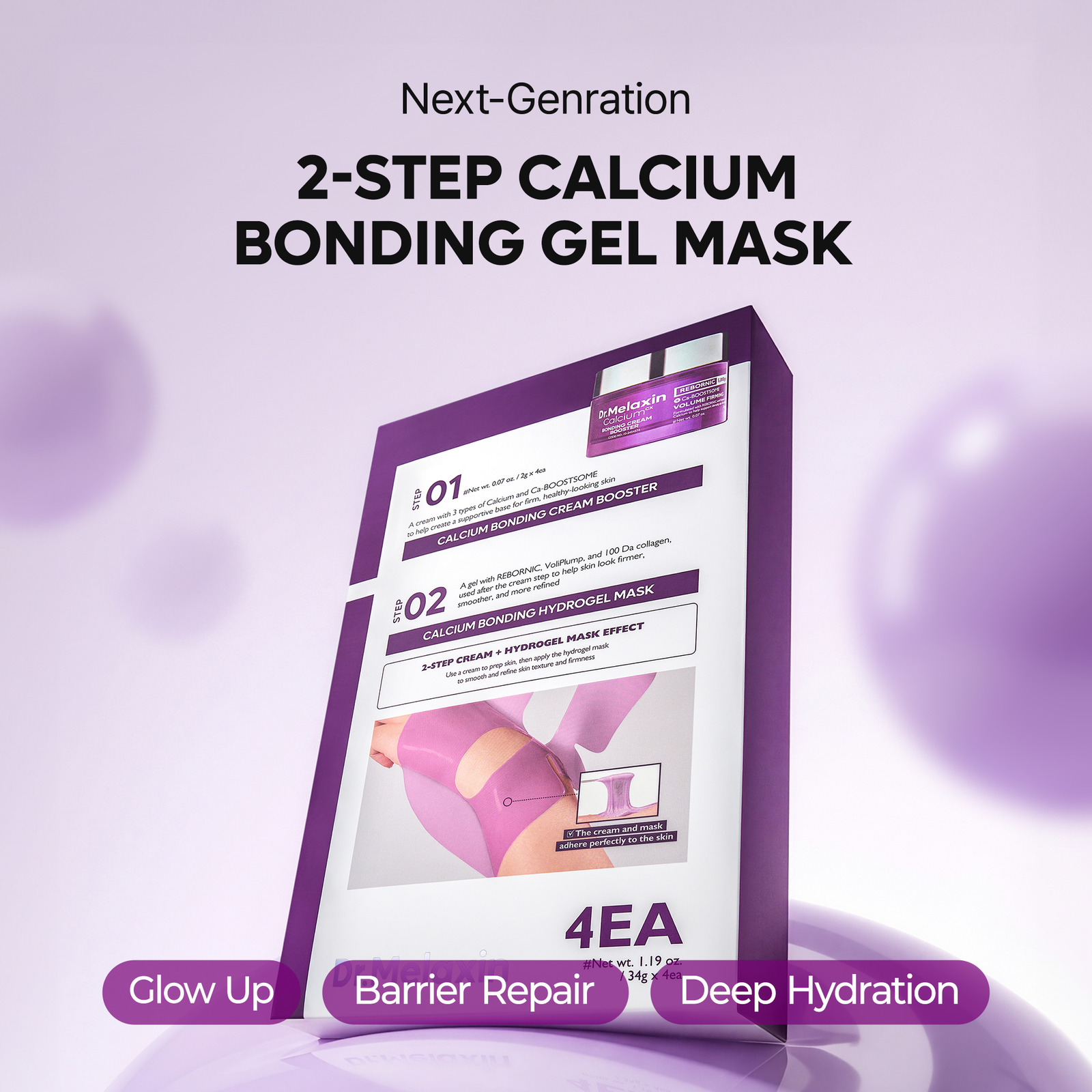 Calcium Bonding Gel Mask 4EA - Image 2
