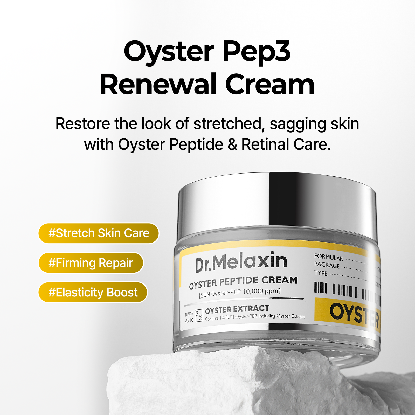 Oyster Pep-3 Renewal Serum & Cream Duo - Image 2