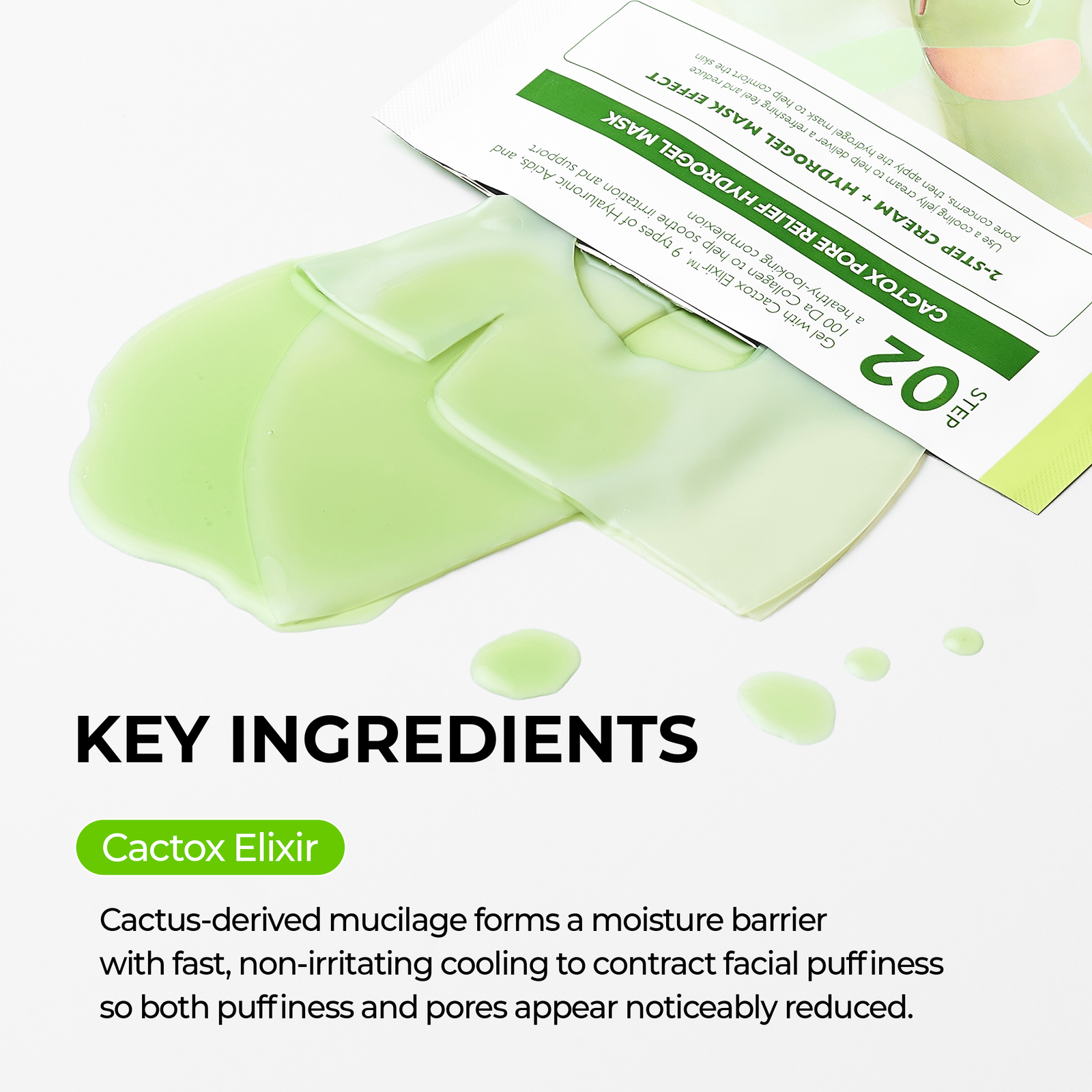 Cactox De-Puffing Pore Tox Mask Set - Image 11