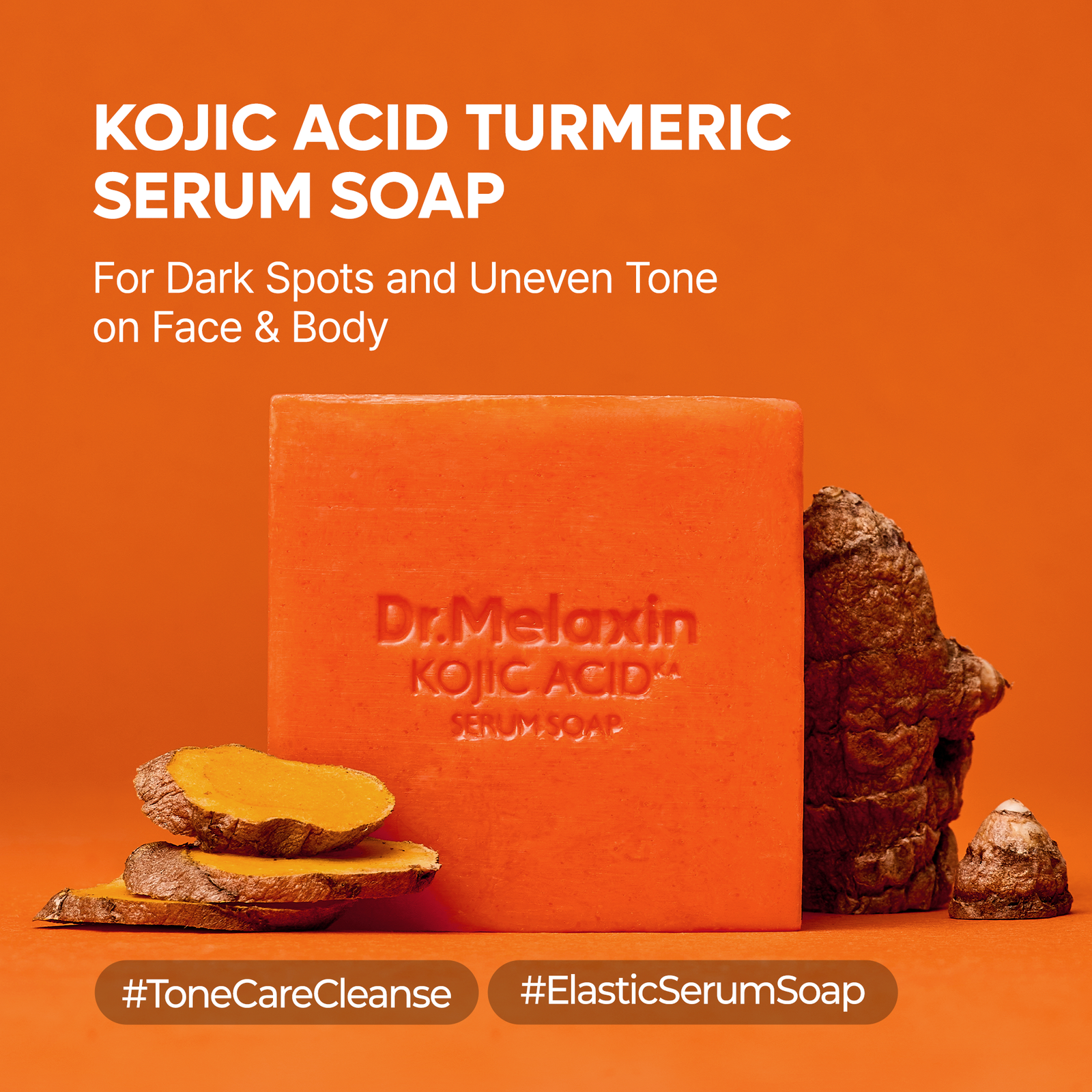 Kojic Acid Turmeric Serum Soap - Image 2