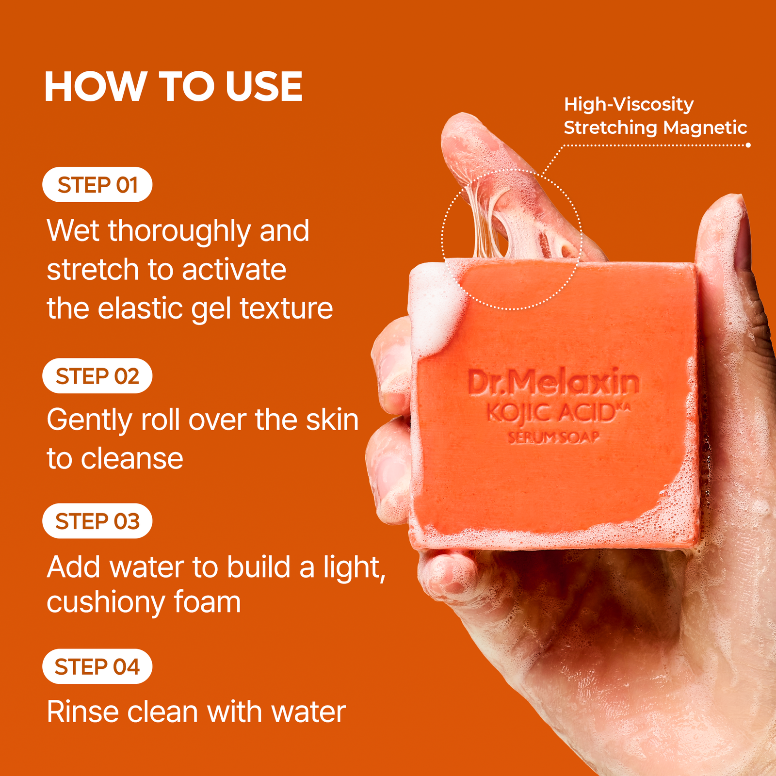 Kojic Acid Turmeric Serum Soap - Image 6