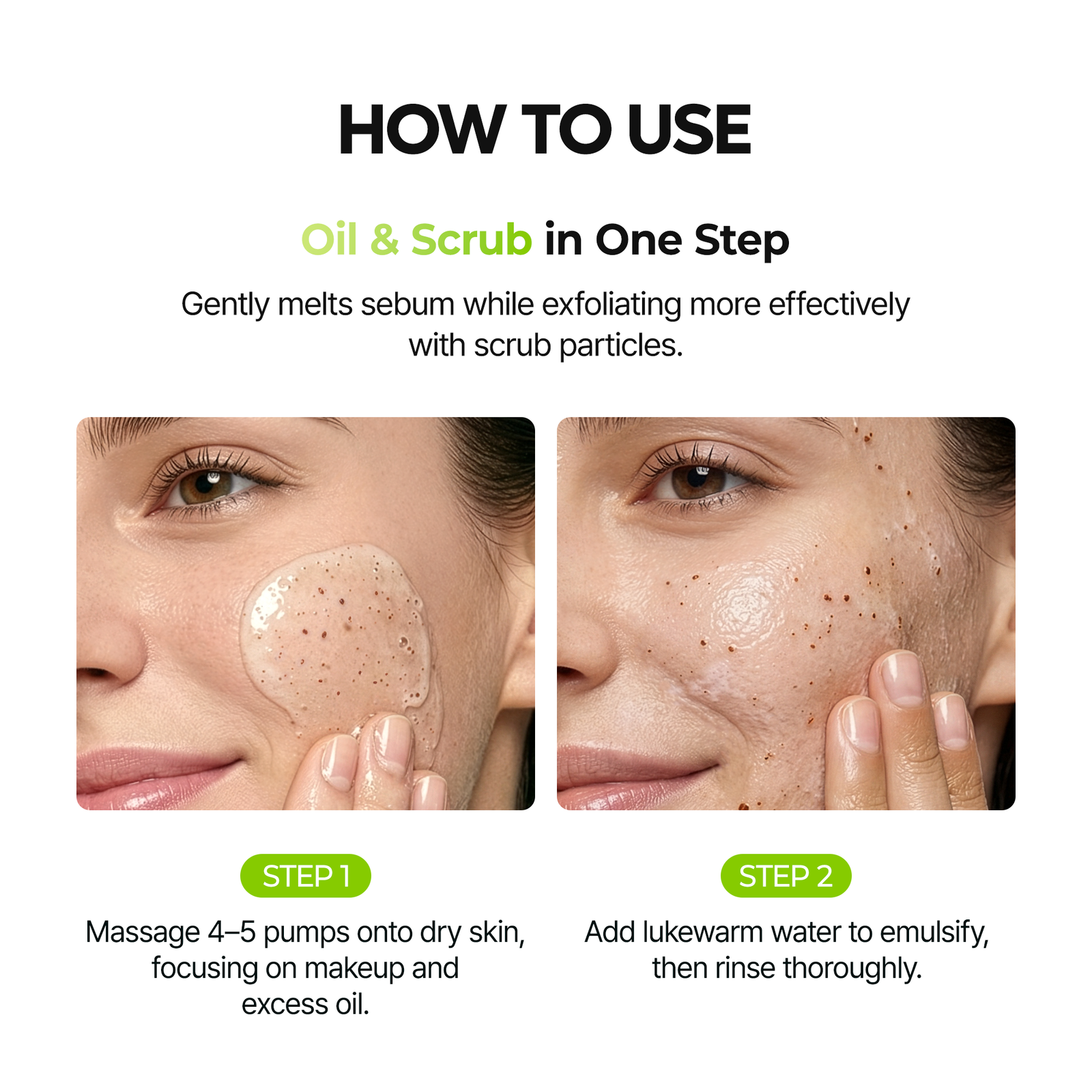 CACTOX Pore Relief Scrub Cleansing Oil - Image 7